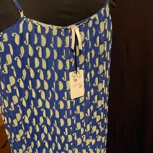 MAGIC brand Blue and Green Patterned Maxi Dress